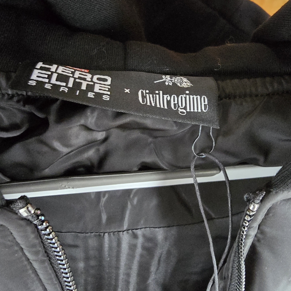 Wolverine x Civil Regime Hooded Bomber Jacket - Black - Picture 9 of 13